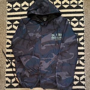 NWT Troylee Men's Navy Camo Performance Jacket